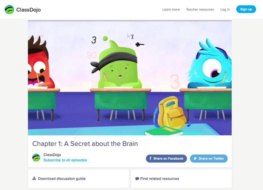 classdojo big ideas series growth mindset critique